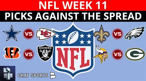 nfl week 11 point spreads